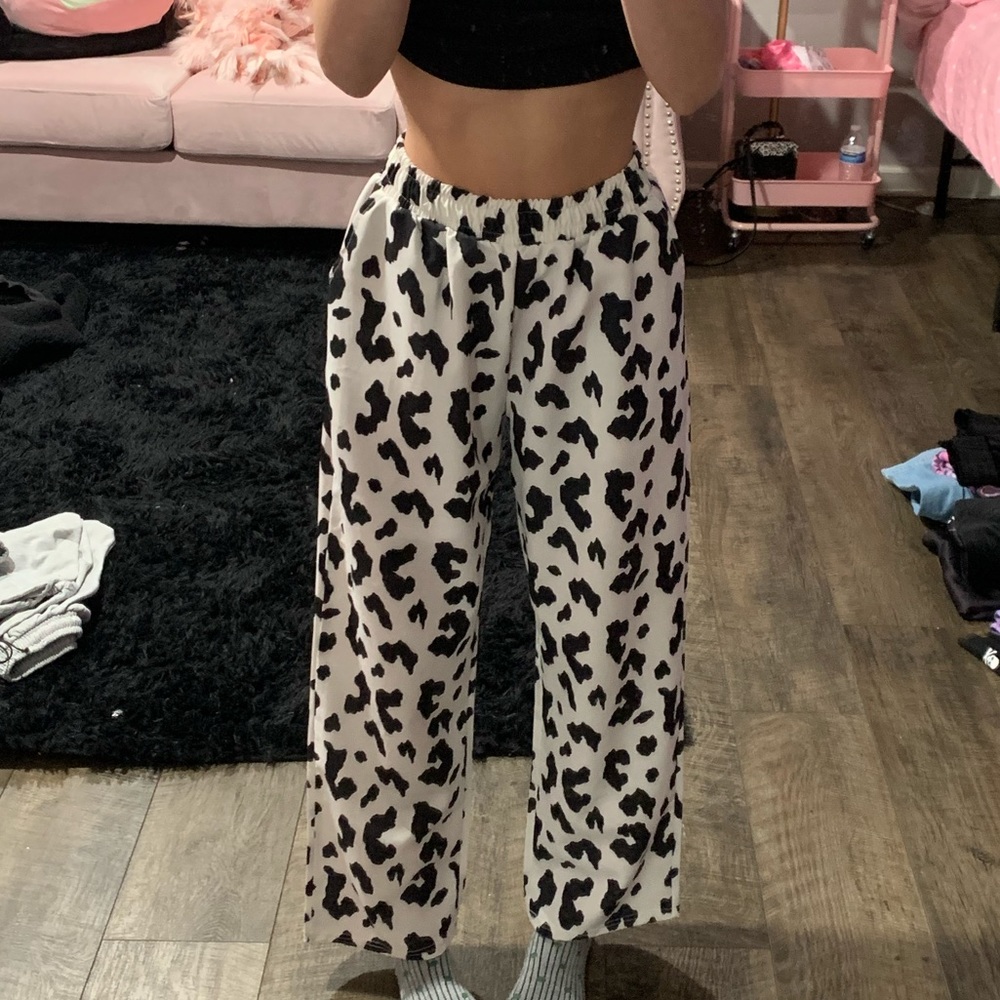 Cow Print Sweatpants